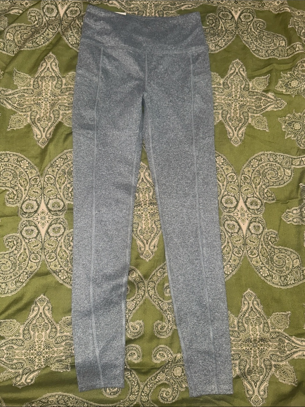 SO Gray Seam-Detail High-Rise Leggings